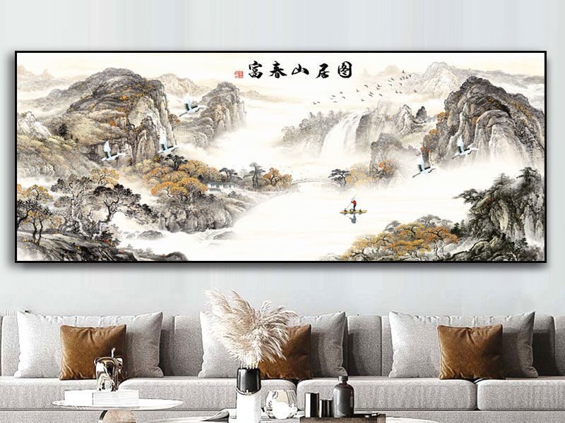 “The Enigmatic Allure of ‘Dwelling in the Fuchun Mountains’ Cross Stitch”