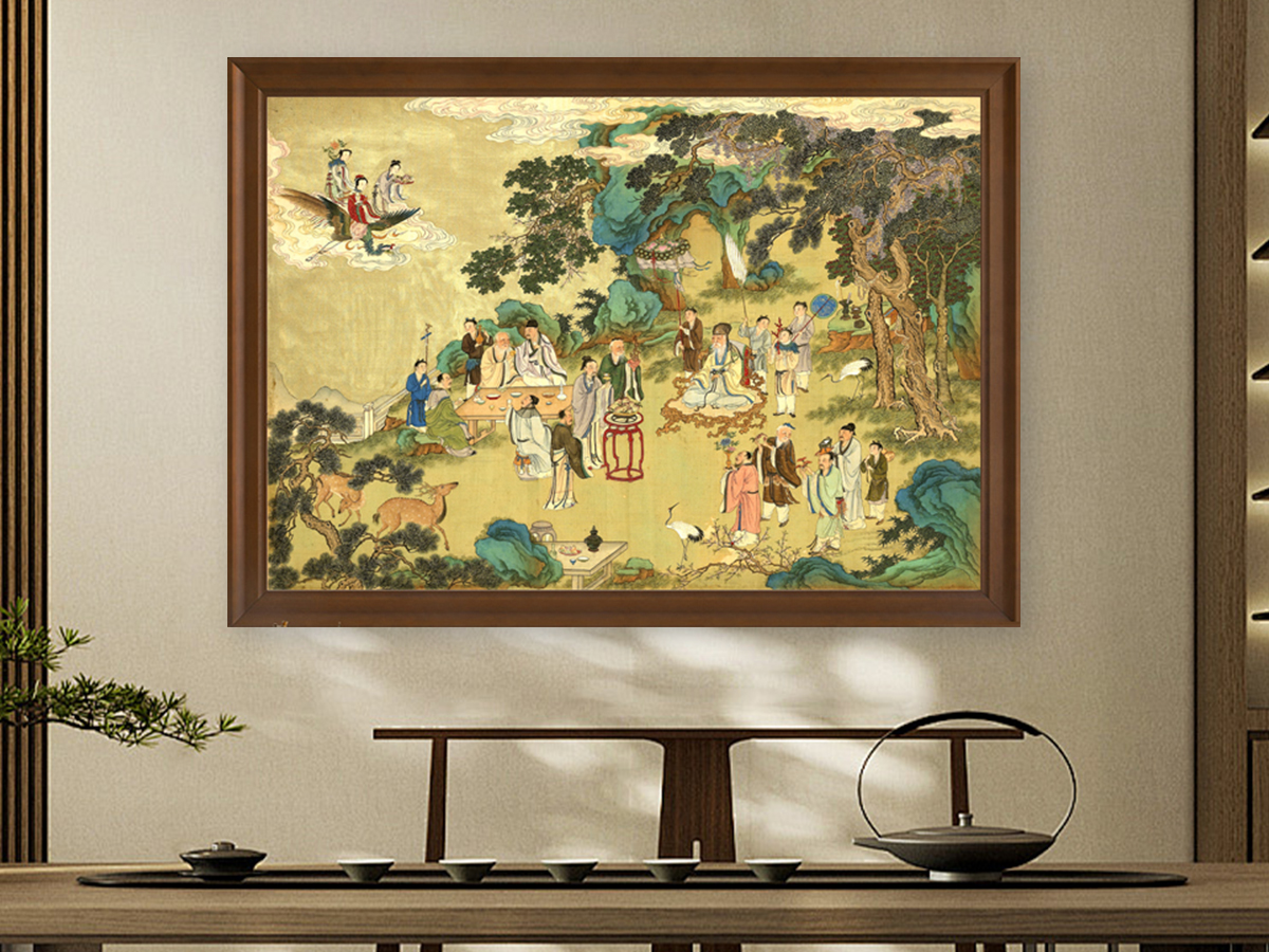 “The ‘Happiness, Prosperity, and Longevity’ Embodied: ‘The Heavenly Banquet of Yaochi’ Cross-Stitch”