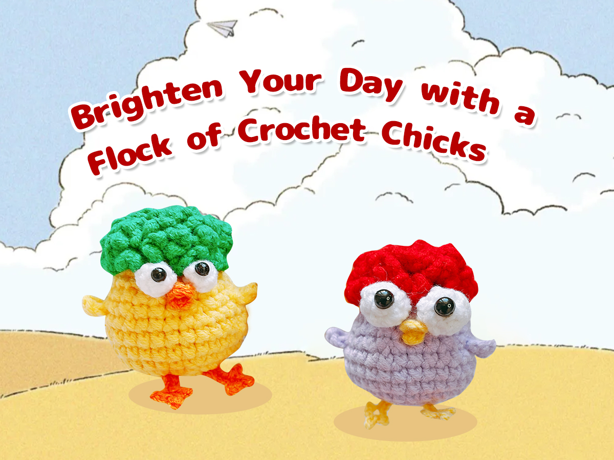 Brighten Your Day with a Flock of Crochet Chicks!