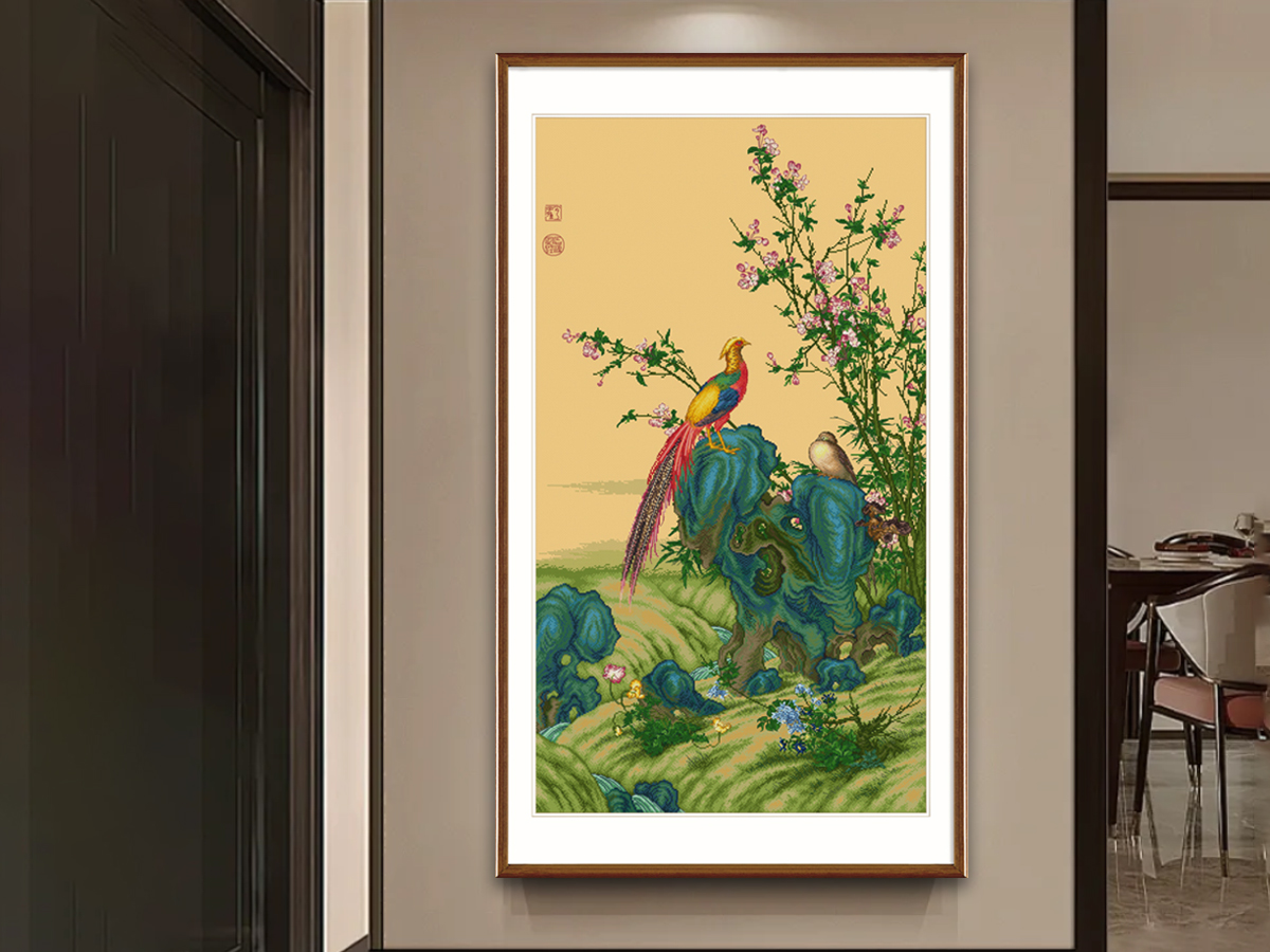 Unveiling the Alluring Brocade Spring Picture Cross – Stitch​